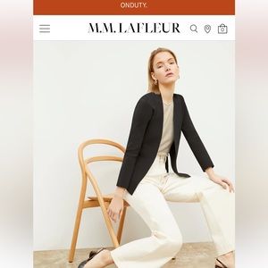 Mm Lafleur black Woolf jardigan size m in black